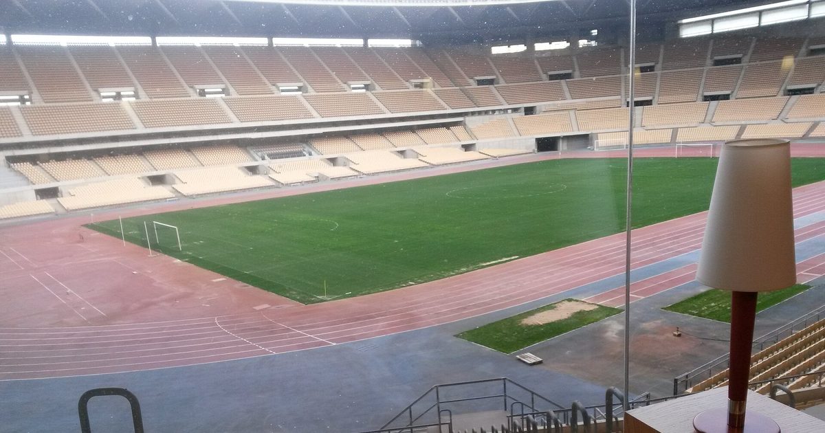 Interior del estadio La Cartuja de Sevilla, sede de La Velada del Año 6